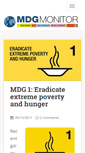 Mobile Screenshot of mdgmonitor.org